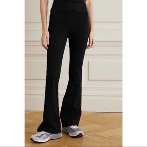 FRAME The Jet Set Flare High Rise Pull on Pant in Black Size 1 (25-29)